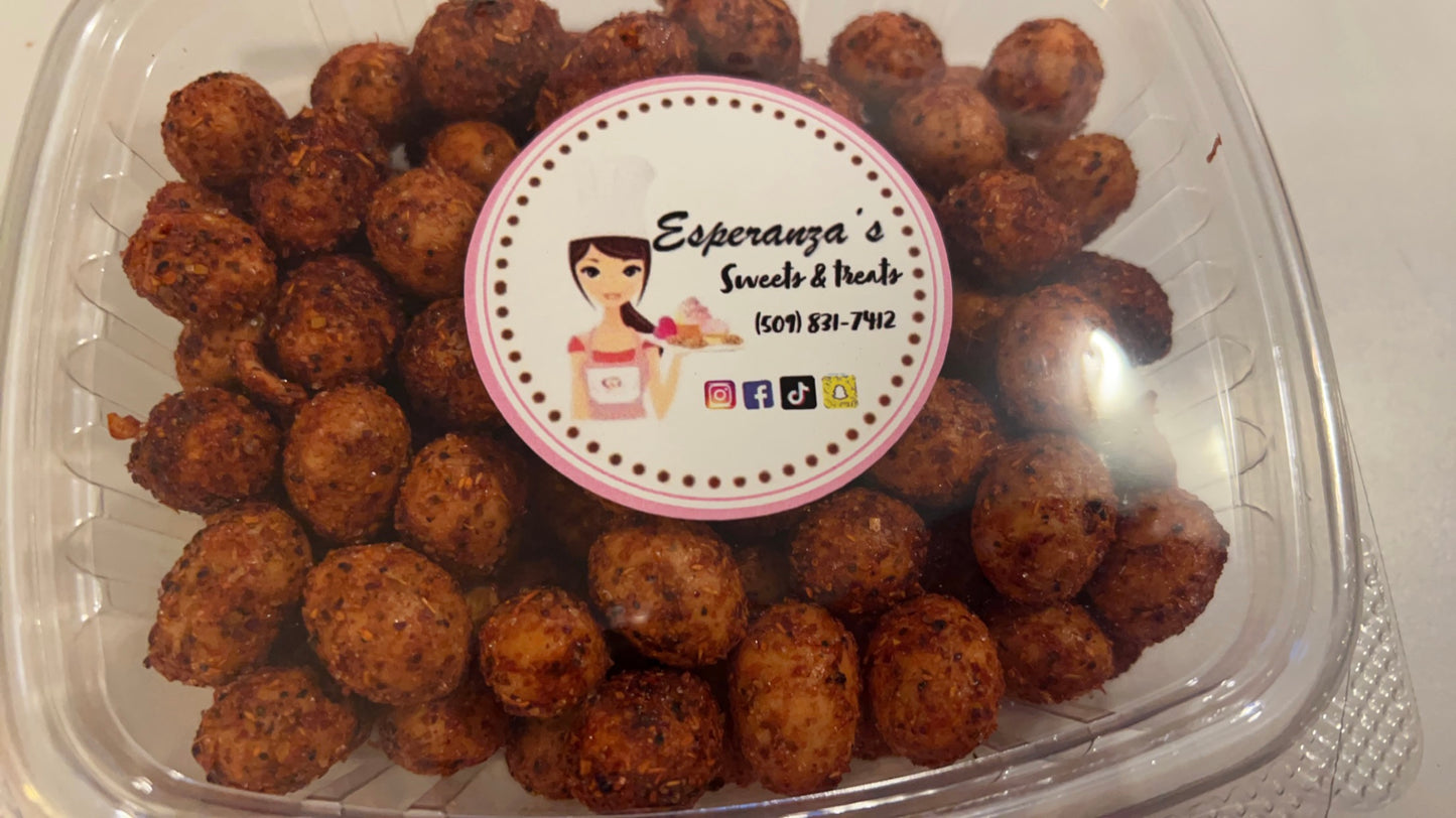 Cacahuetes (peanuts)enchilados