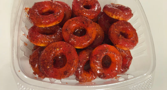 Peach rings enchilados