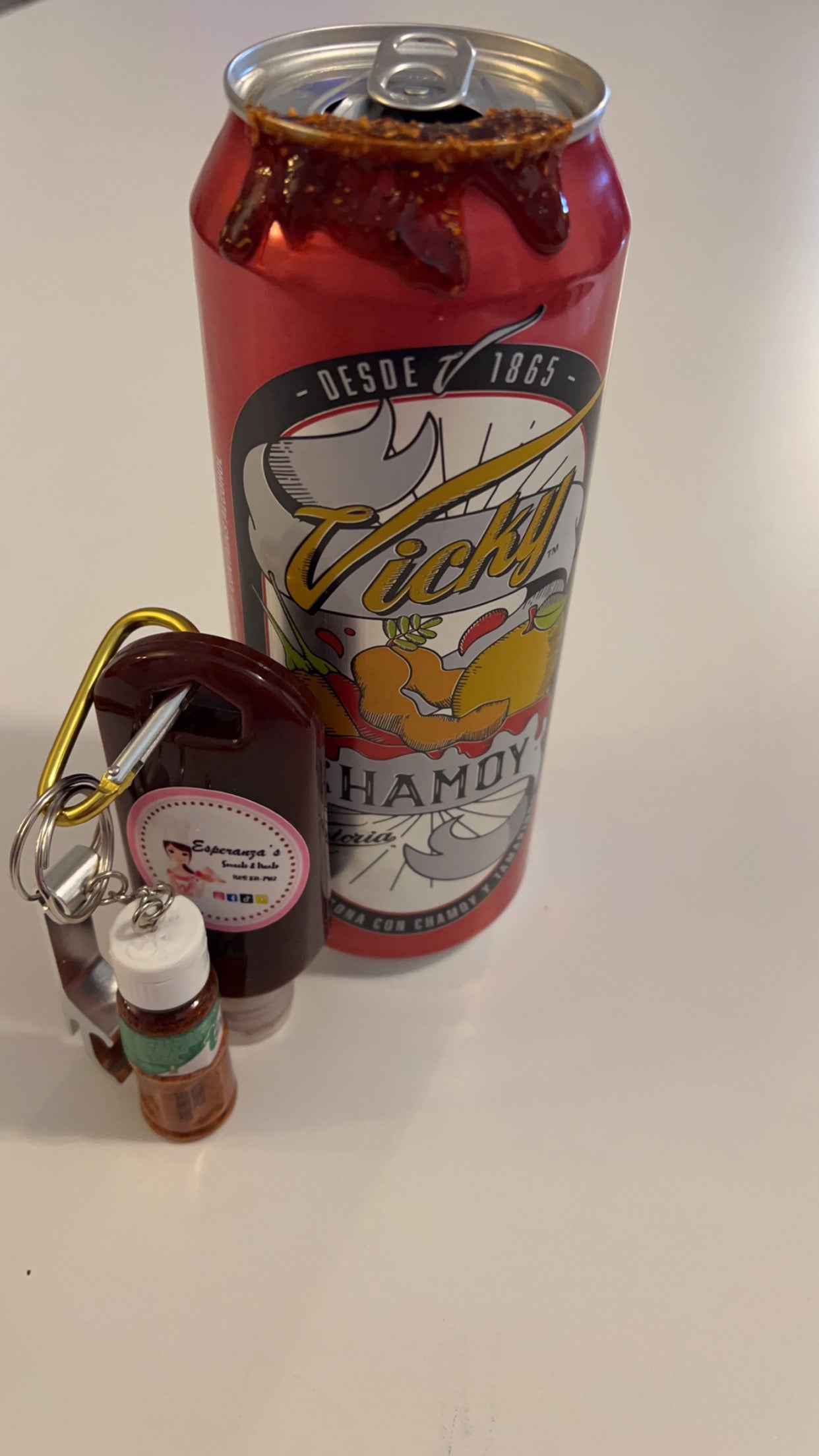 Chamoy on the go key chain